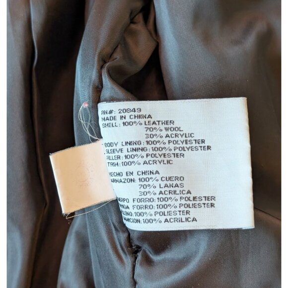 Vintage Budweiser Clydesdales 90s Wool Leather Bomber Racing Jacket Excelled MD - Picture 7 of 11